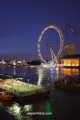 Wheel of London (London Eye). 