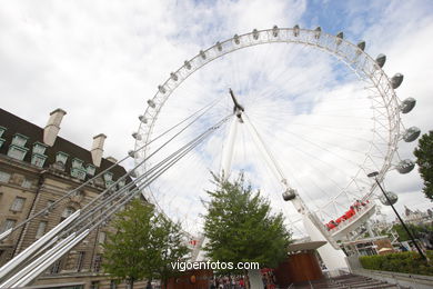 Noria de Londres (London Eye). 