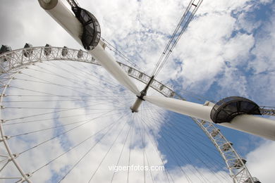 Roda de Londres (London Eye) . 