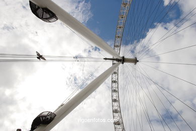 Noria de Londres (London Eye). 