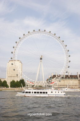 Roda de Londres (London Eye) . 