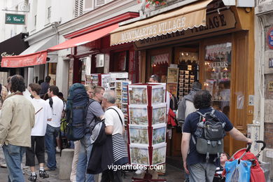 MONTMARTRE PINTORES EN PARÍS, FRANCIA -  IMÁGENES DE VIAJES