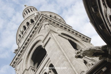 BASÍLICA SAGRADO CORAZÓN - PARIS, FRANCIA - BASILIQUE DU SACRÉ-COEUR - MONTMARTRE - IMÁGENES DE VIAJES