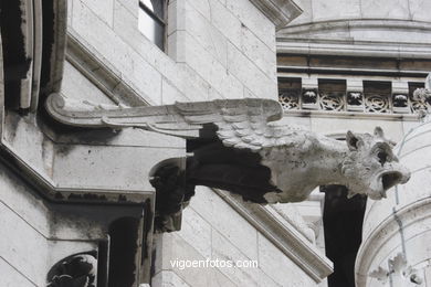 GARGOYLES OF THE BASILIQUE DU SACRÉ-COEUR PARIS, FRANCE - IMAGES - PICS & TRAVELS - INFO