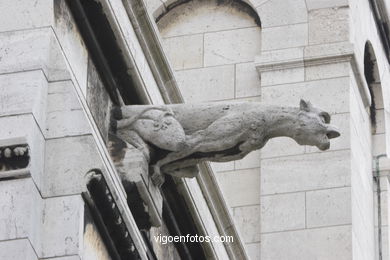 GÁRGOLAS DE PARÍS, FRANCIA - SAGRADO CORAZÓN - SACRÉ COEUR - IMÁGENES DE VIAJES