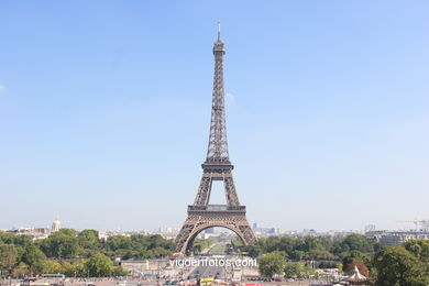 TORRE EIFFEL - TOUR - PARIS, FRANCIA - ILUMINADA, NOCTURNA -  IMÁGENES DE VIAJES