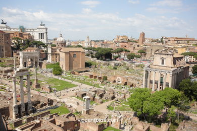 Vistas de Roma. 