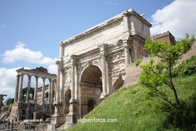 Arco de Septimo Severo (203 d.C.)