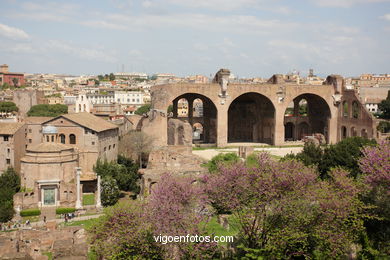 Basilica de Majencio - Massenzio (306 d.C.). 