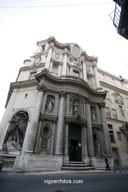 Iglesia de San Carlo alle Quattro Fontane. 