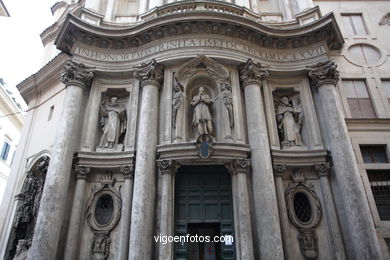 Iglesia de San Carlo alle Quattro Fontane. 