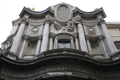 Iglesia de San Carlo alle Quattro Fontane. 