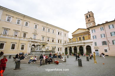 Iglesia Santa Maria in Trastevere. 