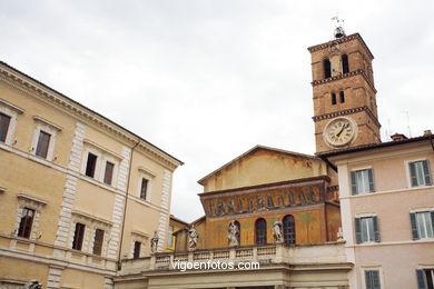 Iglesia Santa Maria in Trastevere. 