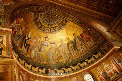 Iglesia Santa Maria in Trastevere. 