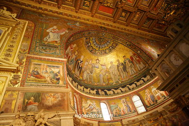 Iglesia Santa Maria in Trastevere. 