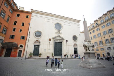 Baslica de Santa Maria sopra Minerva. 