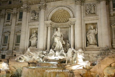 Fontana de Trevi. 