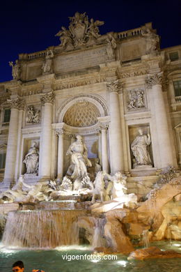 Fontana de Trevi. 