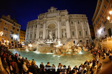 Fontana de Trevi. 