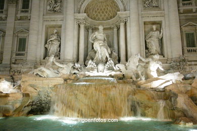 Fontana de Trevi. 