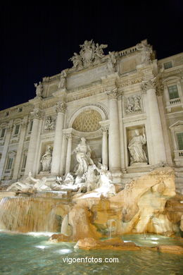 Fontana de Trevi. 