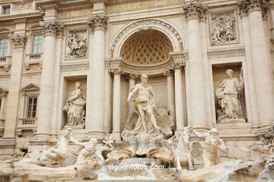 Fontana de Trevi. 