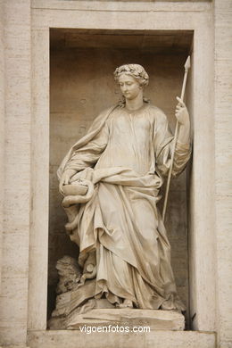 Fontana de Trevi. 