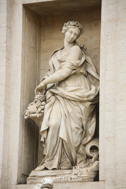 Fontana de Trevi. 