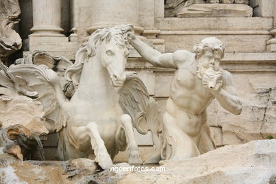 Fontana de Trevi. 