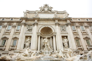 Fontana de Trevi. 