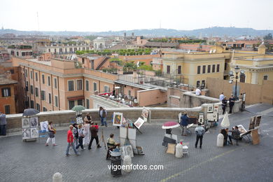 Piazza Trinit Del Monti. 