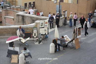 Piazza Trinit Del Monti. 