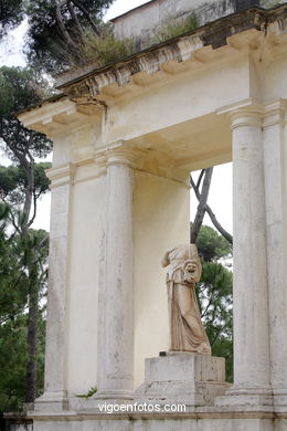 Jardines Villa Borghese. 