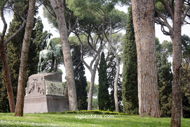 Jardines Villa Borghese. 