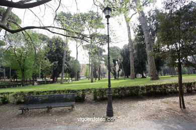 Jardines Villa Borghese. 