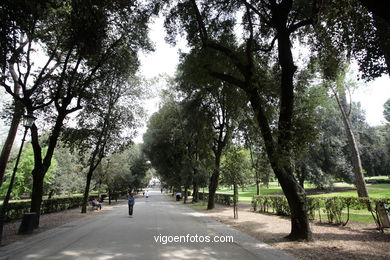 Jardines Villa Borghese. 