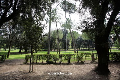 Jardines Villa Borghese. 
