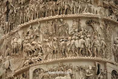 Columna Marco Aurelio ( 180 d.C.). 
