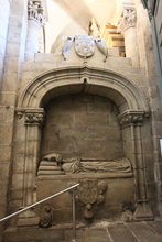 INTERIOR DE LA CATEDRAL DE SANTIAGO DE COMPOSTELA