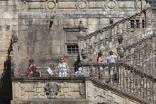 ESCALERA PRINCIPAL -CATEDRAL DE SANTIAGO DE COMPOSTELA