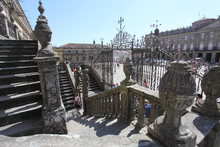 ESCALERA PRINCIPAL -CATEDRAL DE SANTIAGO DE COMPOSTELA