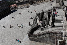 ESCALERA PRINCIPAL -CATEDRAL DE SANTIAGO DE COMPOSTELA