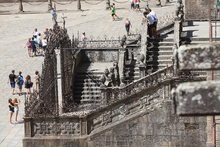 ESCALERA PRINCIPAL -CATEDRAL DE SANTIAGO DE COMPOSTELA