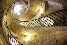 ESCALERA HELICOIDAL DE SANTO DOMINGO DE BONAVAL -SANTIAGO DE COMPOSTELA