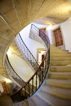 ESCALERA HELICOIDAL DE SANTO DOMINGO DE BONAVAL -SANTIAGO DE COMPOSTELA