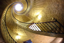 ESCALERA HELICOIDAL DE SANTO DOMINGO DE BONAVAL -SANTIAGO DE COMPOSTELA