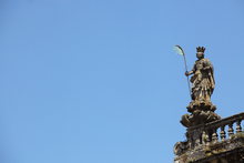 FACHADA DEL OBRADOIRO. DETALLES - CATEDRAL DE SANTIAGO DE COMPOSTELA