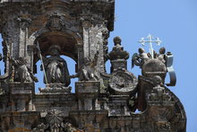 FACHADA DEL OBRADOIRO. DETALLES - CATEDRAL DE SANTIAGO DE COMPOSTELA