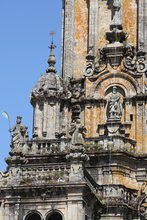 FACHADA DEL OBRADOIRO. DETALLES - CATEDRAL DE SANTIAGO DE COMPOSTELA